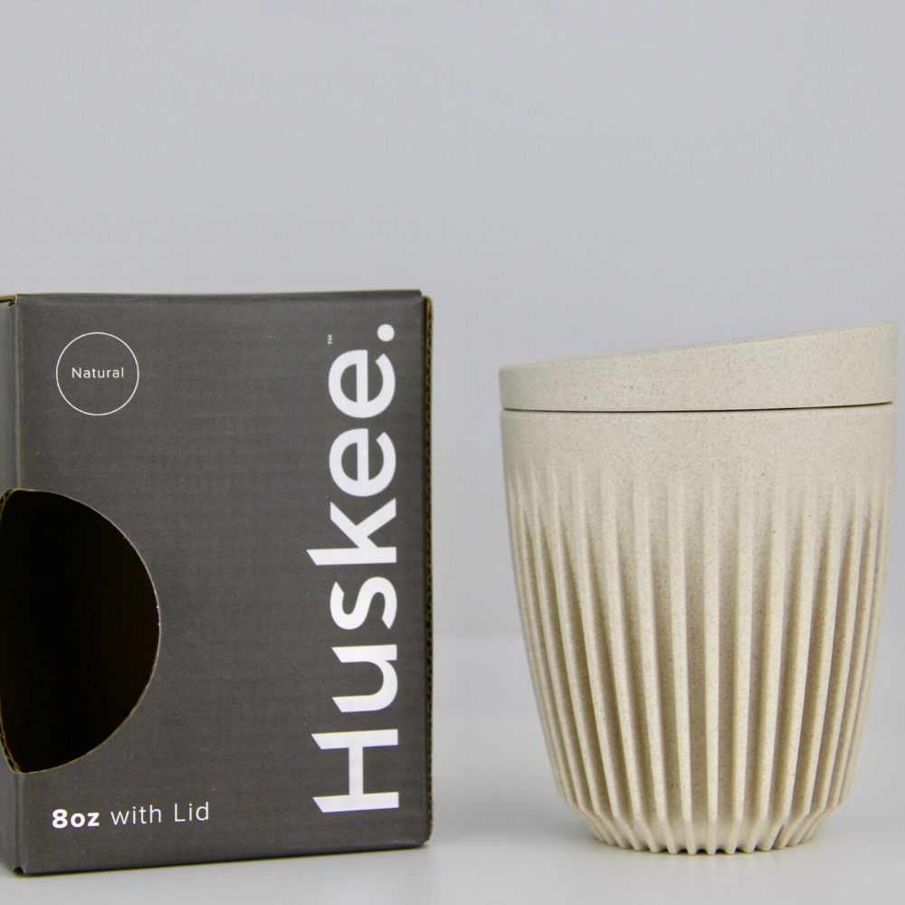 Huskee Reusable Coffee Cup (8oz Natural)