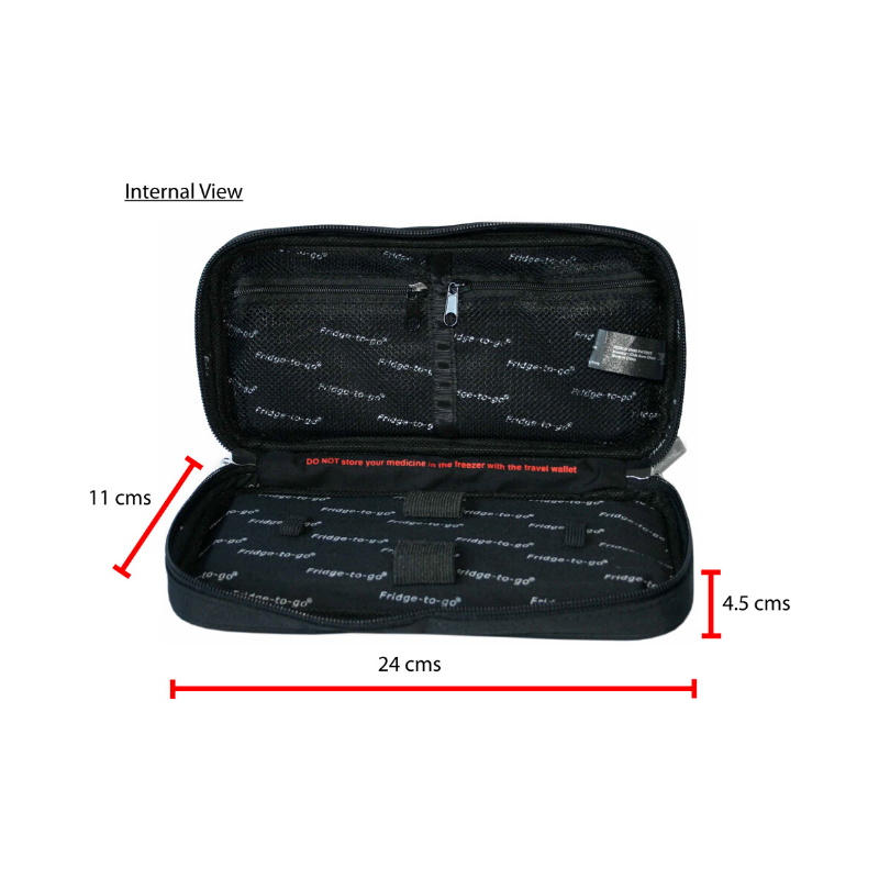 Insulin Cooler Medical Travel Wallet STANDARD (2-Pen) 1211