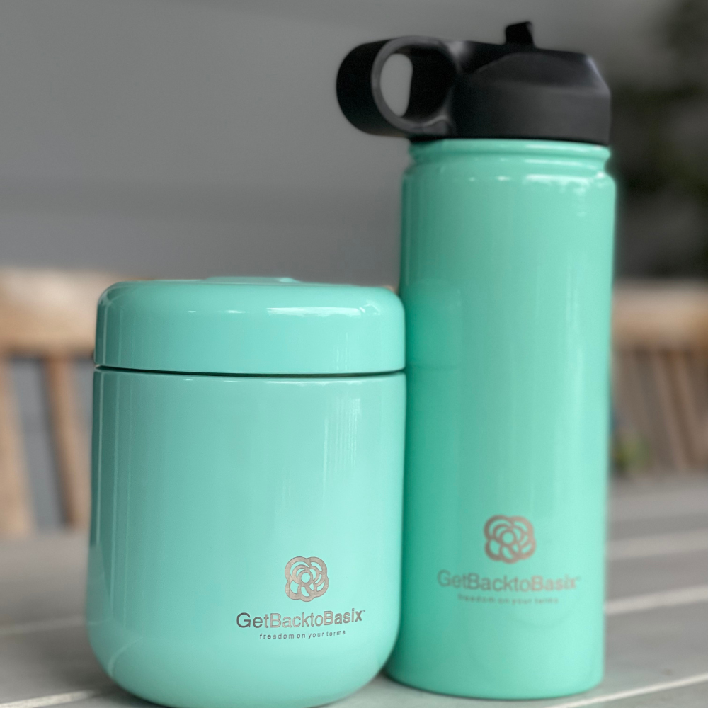 Stainless Combo MINT (Drink Bottle & Vac Flask) – Fridge-to-go Australasia