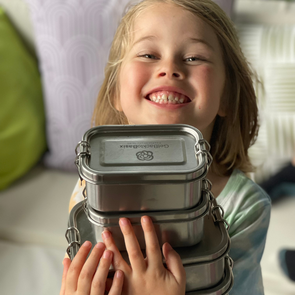 Stainless Steel SMALL SNACK BOXES 2-Pack